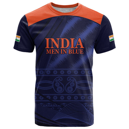 India Cricket World Cup 2024 T-Shirt Men In Blue Make Champions Graphic Tee