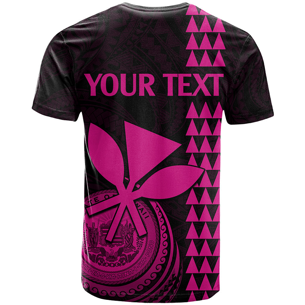 Custom Hawaii T-Shirt King Kamehameha - Pink Graphic Tee