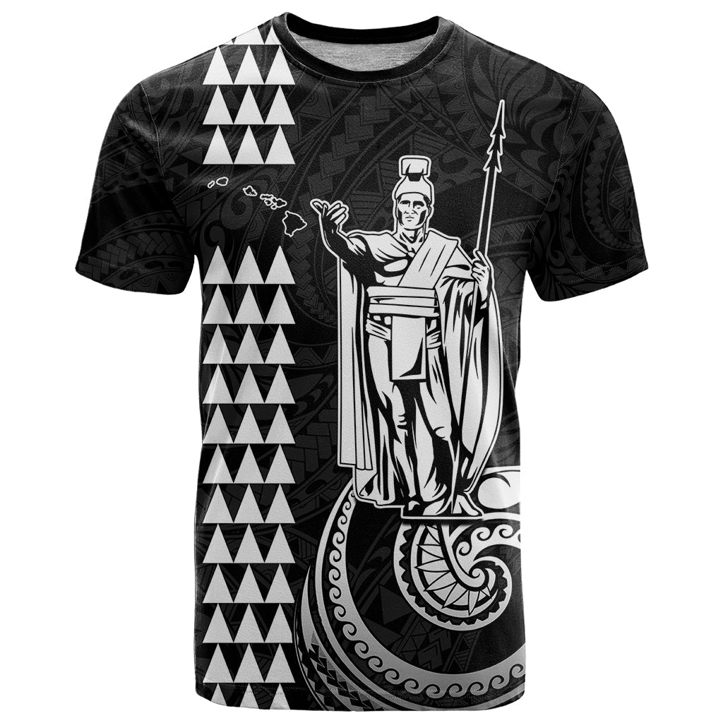Custom Hawaii T-Shirt King Kamehameha - White Graphic Tee