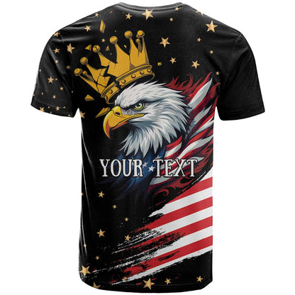 No Kings In America Since 1776 T-Shirt We The People USA Flag Graphic Tee