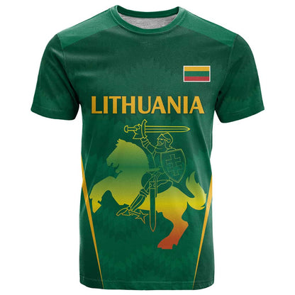 Lithuania Rugby Custom T-Shirt Lietuvos Nacionaline Regbio Sąjungos Komanda Graphic Tee