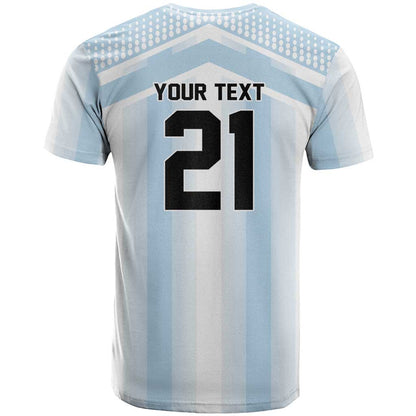 Vamos Argentina WC26 Custom T-Shirt Vamos Argentina History Champions Blue Graphic Tee