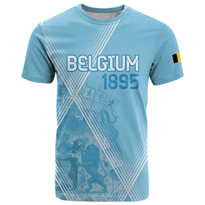 Custom Belgium 1895 Football T-Shirt De Rode Duivels Come Together Graphic Tee
