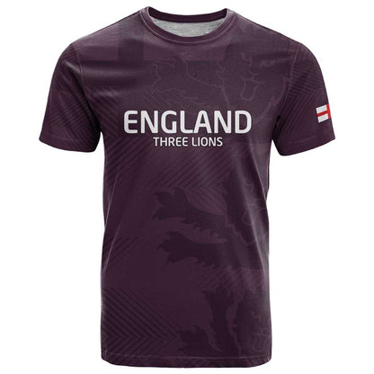 Custom England Football T-Shirt Come On Champions Graphic Tee