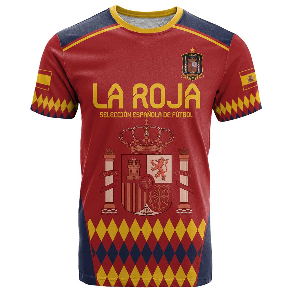 Custom Spain Football T-Shirt Come on La Roja Graphic Tee