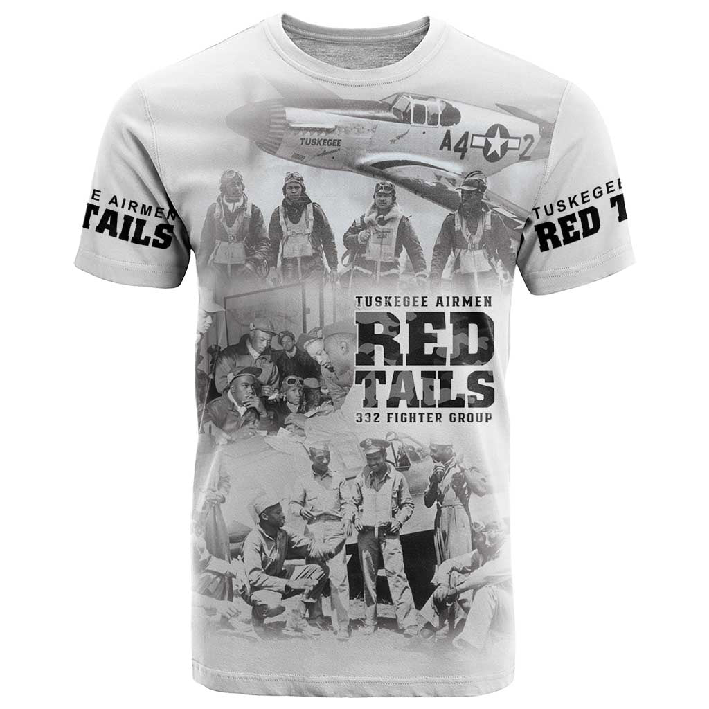 Tuskegee Airmen 332nd Fighter Group T-Shirt The First to Fly with Honor Graphic Tee