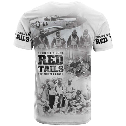 Tuskegee Airmen 332nd Fighter Group T-Shirt The First to Fly with Honor Graphic Tee