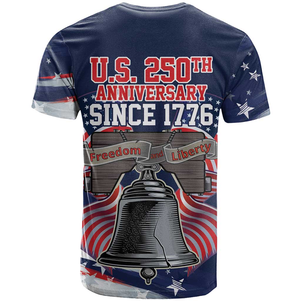United States 250 Years of Independence T-Shirt Graphic Tee