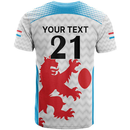 Luxembourg Custom T-Shirt Motifs 2021-22 Federation Luxembourgeoise de Rugby Graphic Tee