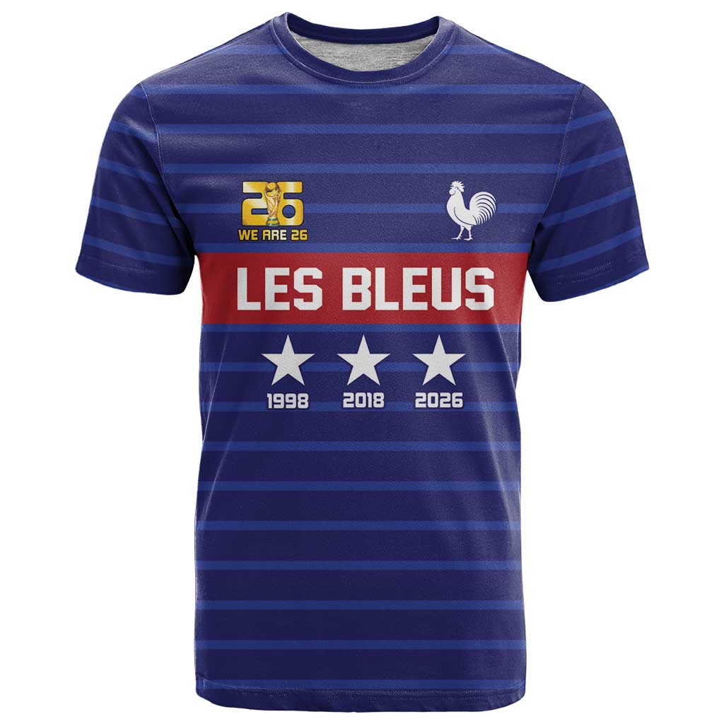 Custom France WC26 Future Champions T-Shirt Past Champions Future Legends Graphic Tee