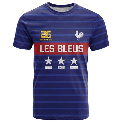 Custom France WC26 Future Champions T-Shirt Past Champions Future Legends Graphic Tee