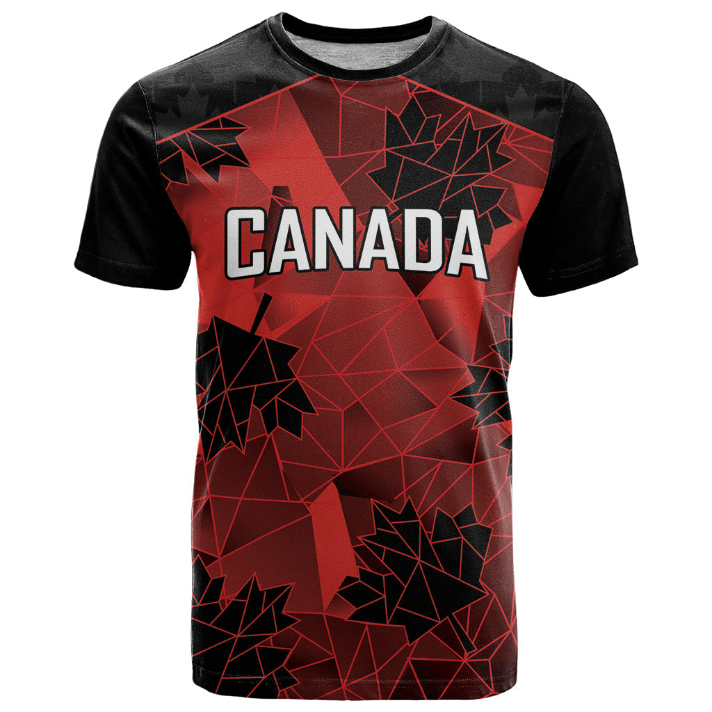 Custom Canada Rugby T-Shirt Maple Leaf With Sporty Style Graphic Tee