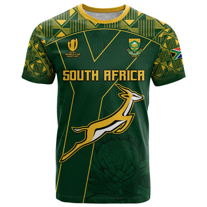 Springboks Rugby T-Shirt South Africa History Champions Graphic Tee