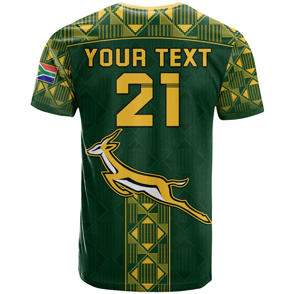 Custom Springboks Rugby T-Shirt South Africa Go Champions World Cup Graphic Tee