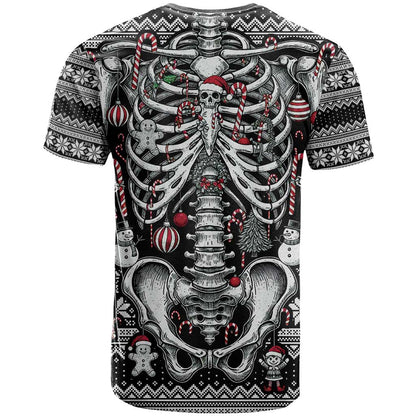 Merry Creepmas T-Shirt Bone to be Jolly Graphic Tee