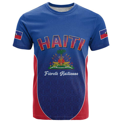 World Football Haiti 2026 T-Shirt Haiti est de Retour Blue Voodoo Veve Spirits Graphic Tee