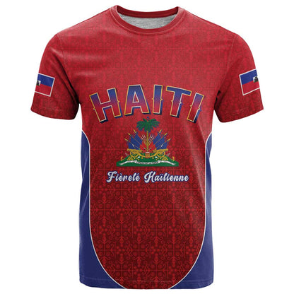 World Football Haiti 2026 T-Shirt Haiti est de Retour Red Voodoo Veve Spirits Graphic Tee