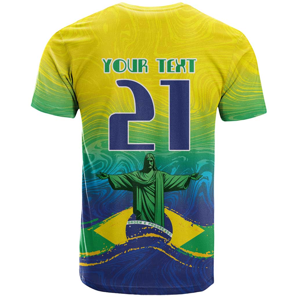 Custom Brazil WC26 Future Champions T-Shirt Brasil Rumo Ao Hexa Graphic Tee