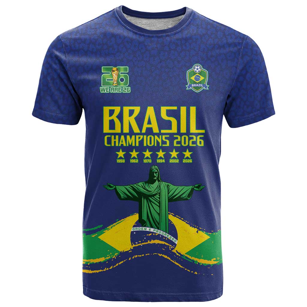 Custom Brazil WC26 Future Champions T-Shirt Selecao Canarinho Comeback Story Graphic Tee