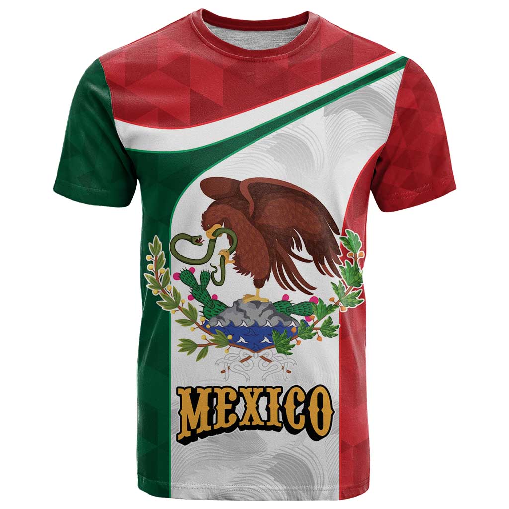 Eagle Devouring Snake Mexican Emblem Personalized T-Shirt Sporty Style Graphic Tee