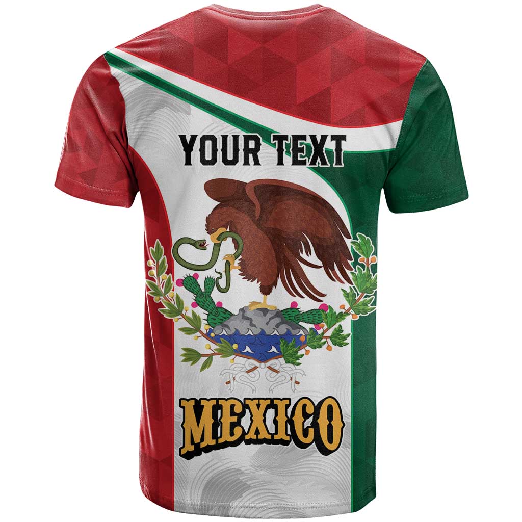 Eagle Devouring Snake Mexican Emblem Personalized T-Shirt Sporty Style Graphic Tee