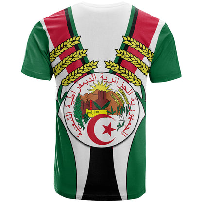 Custom African T-Shirt Algeria Independence Day Graphic Tee