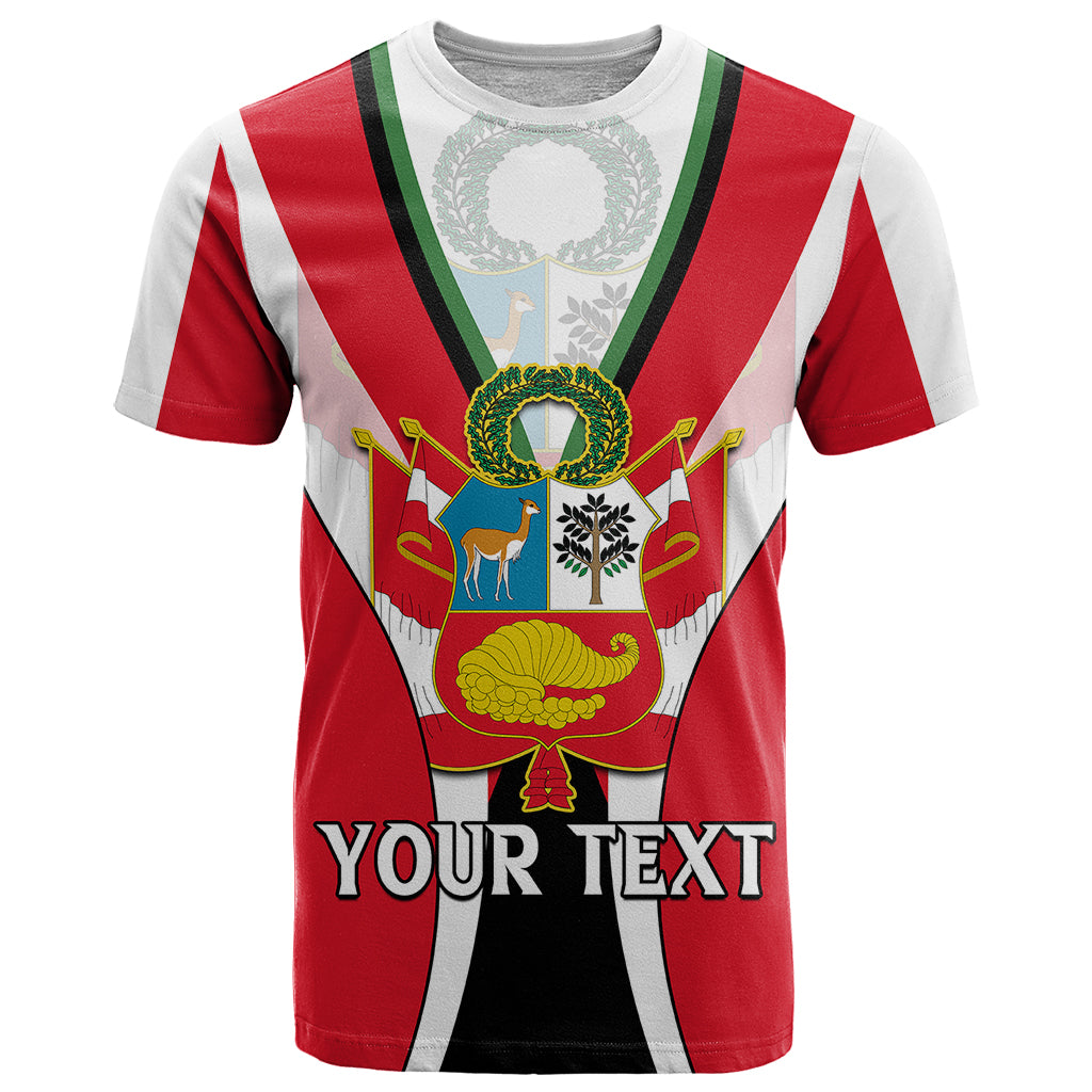 Custom Peru T-Shirt National Day Graphic Tee