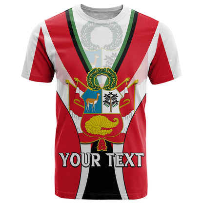Custom Peru T-Shirt National Day Graphic Tee