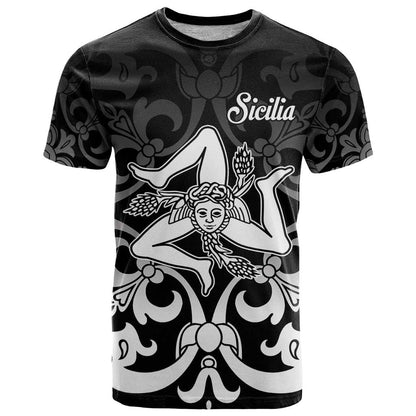 Personalized Italy Trinacria Sicily T-Shirt Graphic Tee