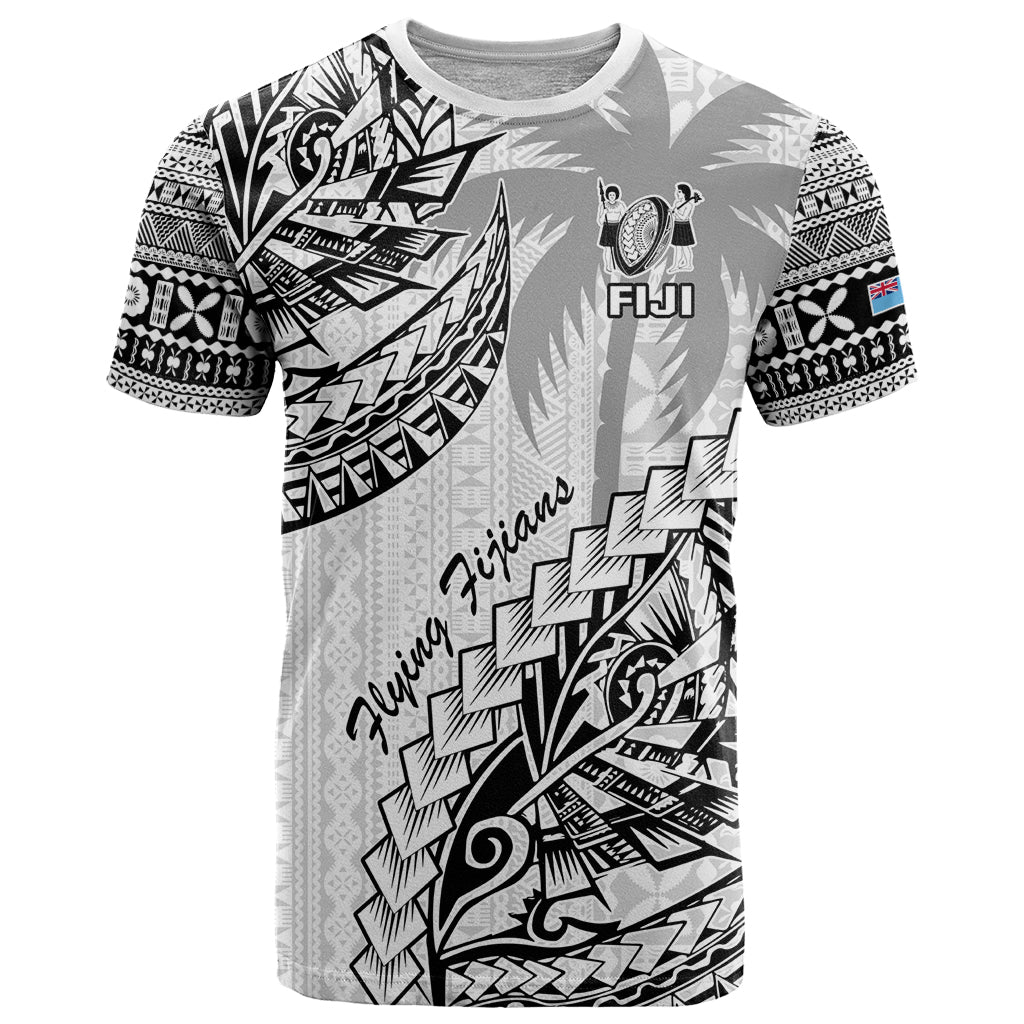 Fiji Rugby T-Shirt Kaiviti Fijian Tribal World Cup White Graphic Tee