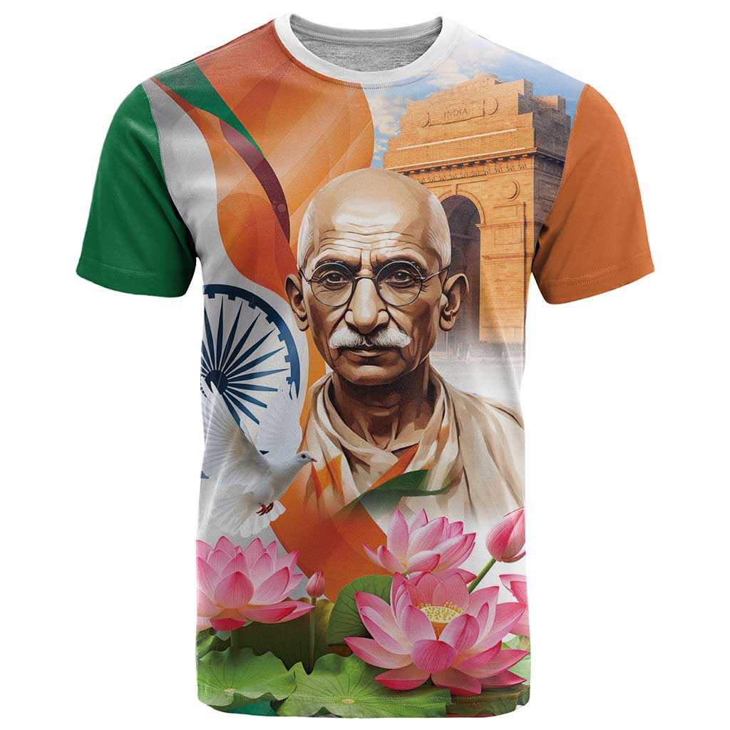 India Gandhi Martyr's Day T-Shirt Shaheed Diwas Ashoka Chakra Graphic Tee