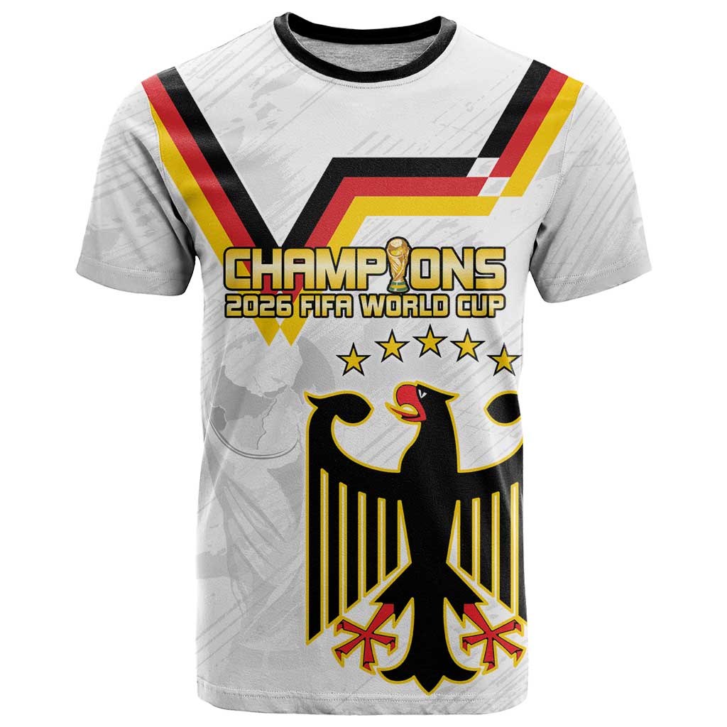 Custom Germany WC26 Future Champions T-Shirt Die Nationalelf Road to 5 Stars Graphic Tee