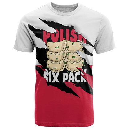 Polish Pierogi Six Pack T-Shirt Graphic Tee