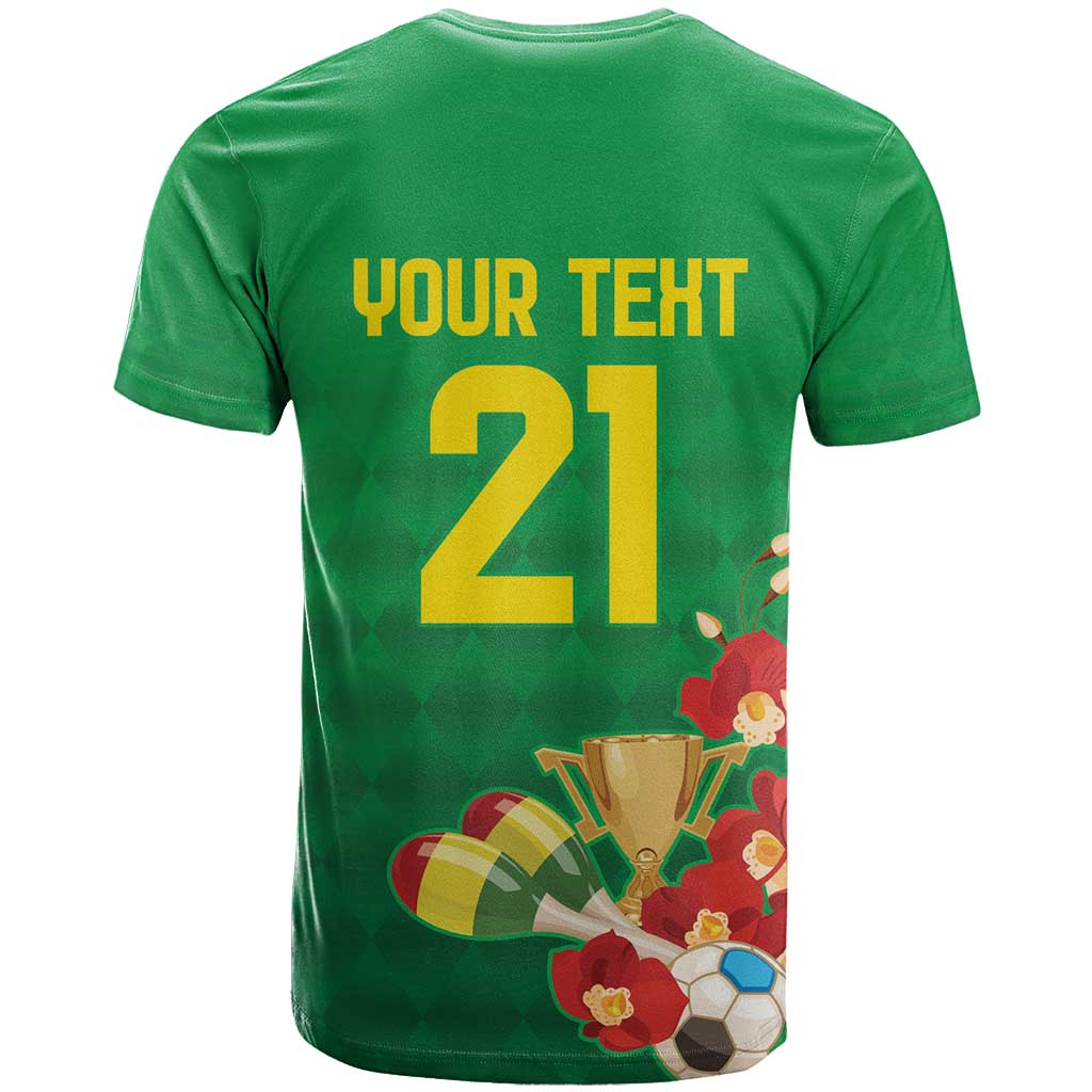 Brazil Canarinho Football Custom T-Shirt Bora Brasil! Go Brazil! Graphic Tee