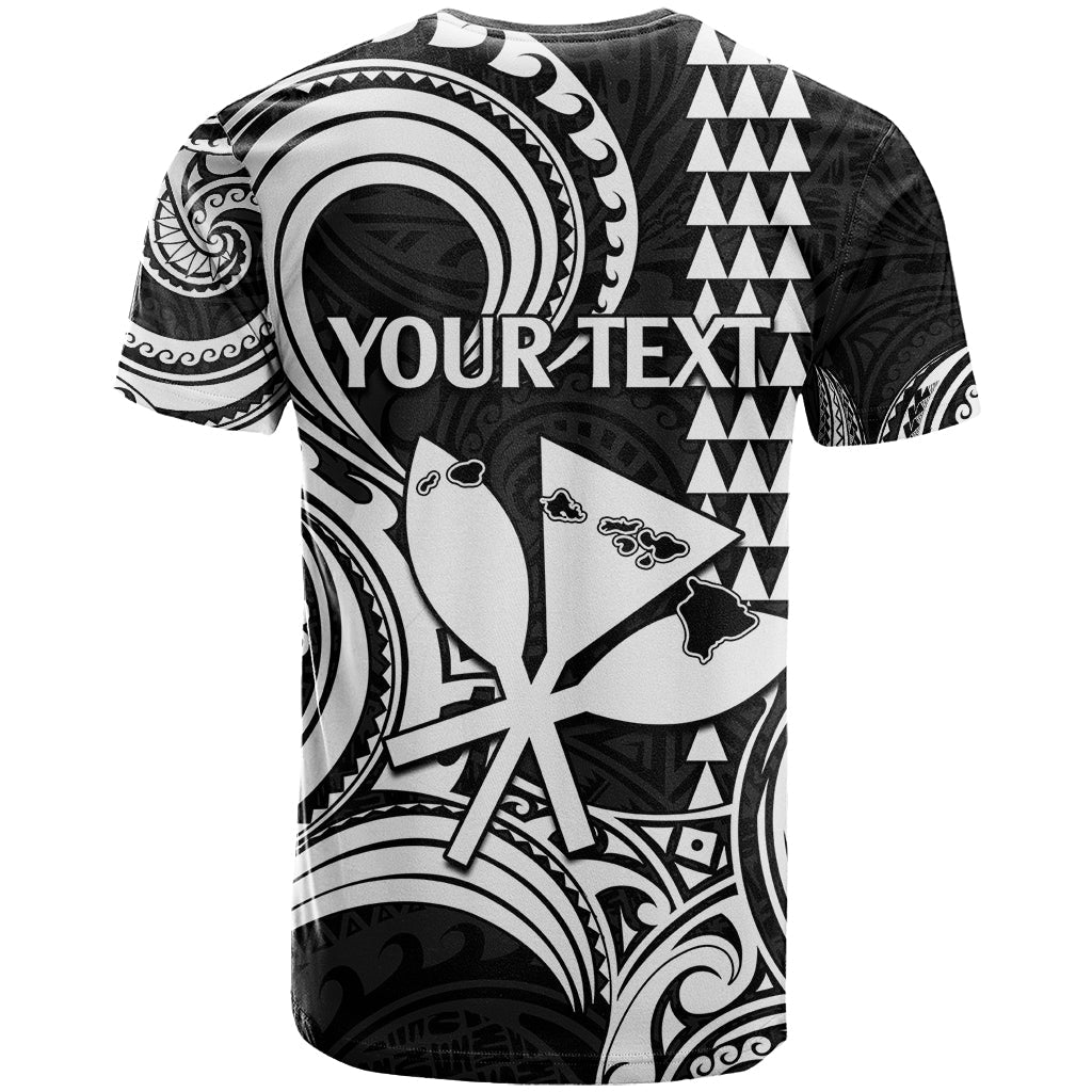 Custom Happy King Kamehameha Day Hawaii T-Shirt Paradise of the Pacific Tribal Kakau with Kanaka Maoli - White Graphic Tee