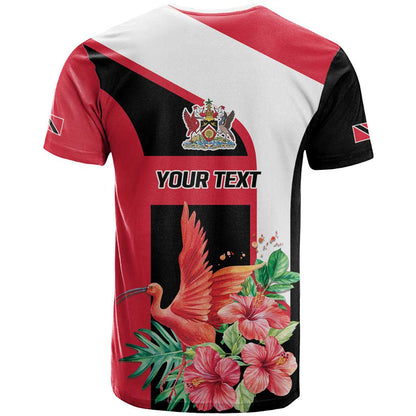 Trinidad and Tobago Personalized T-Shirt Scarlet Ibis Tropical Graphic Tee