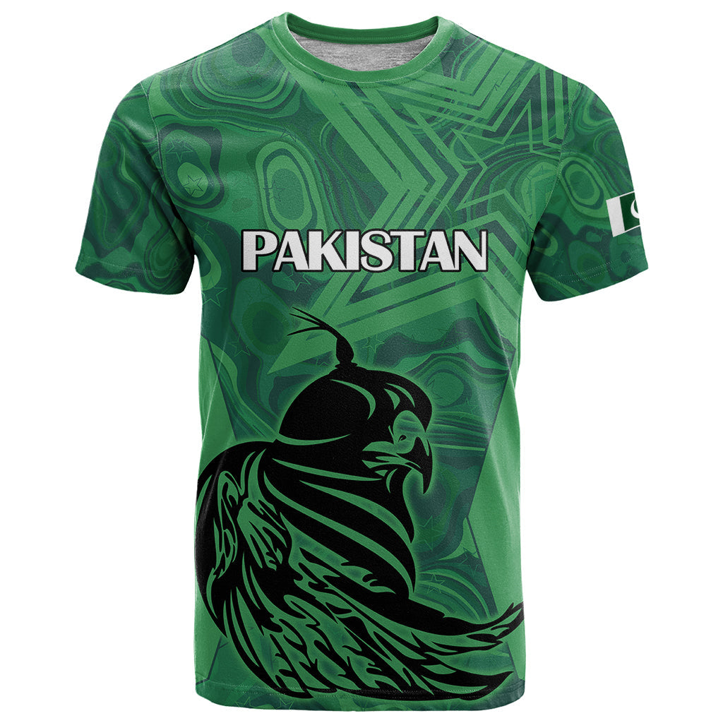 Pakistan Cricket T-Shirt Go Falcon World Cup Sporty Style Graphic Tee