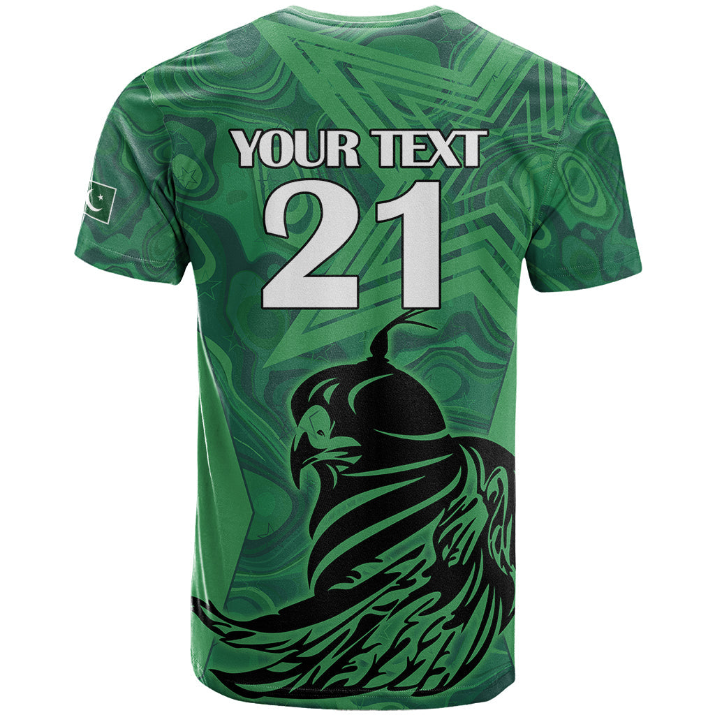 Custom Pakistan Cricket T-Shirt Go Falcon World Cup Sporty Style Graphic Tee