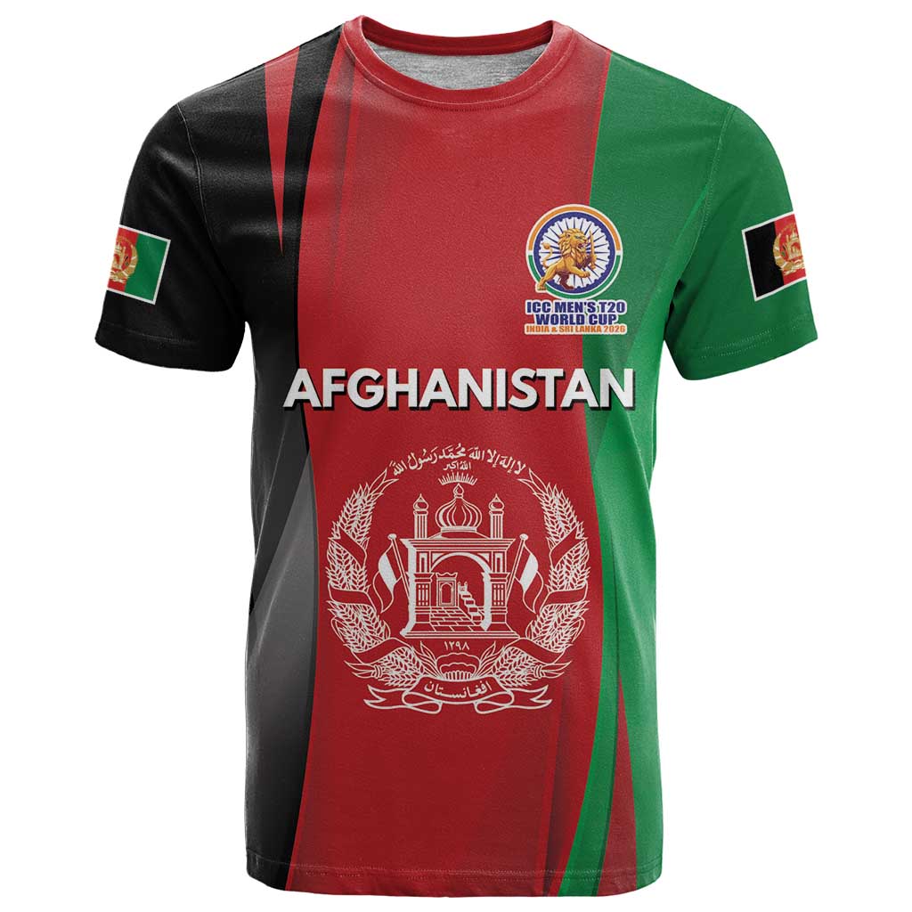 Custom Afghanistan Cricket Spirit 2026 T-Shirt World T20 Edition Graphic Tee