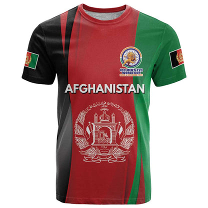 Custom Afghanistan Cricket Spirit 2026 T-Shirt World T20 Edition Graphic Tee