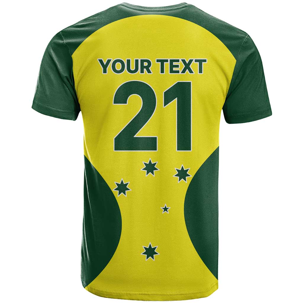 Custom Australia Cricket Spirit 2026 T-Shirt World T20 Edition Graphic Tee