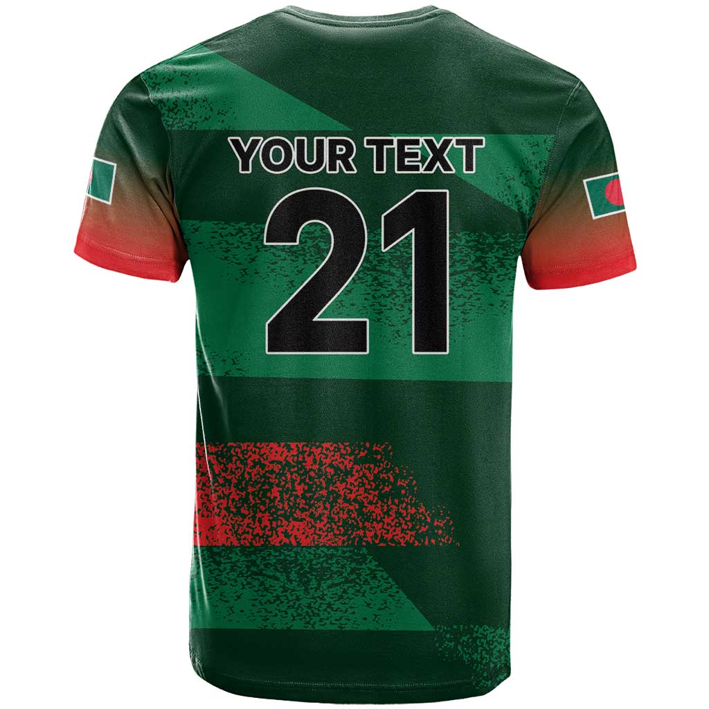 Custom Bangladesh Cricket Spirit 2026 T-Shirt World T20 Edition - Rising Sun Graphic Tee