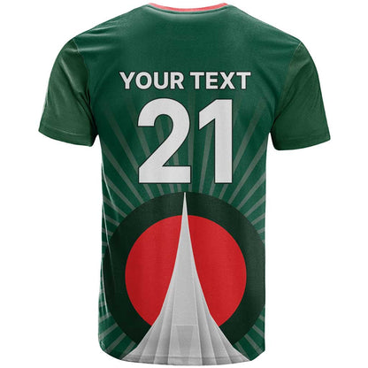 Custom Bangladesh Cricket Spirit 2026 T-Shirt World T20 Edition - Bengal Tiger Graphic Tee