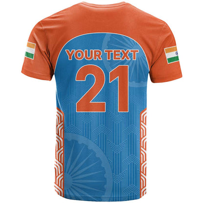 Custom India Cricket Spirit 2026 T-Shirt World T20 Edition Graphic Tee