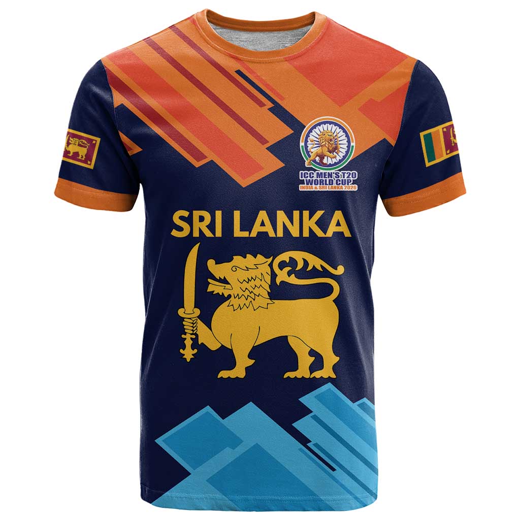 Custom Sri Lanka Cricket Spirit 2026 T-Shirt World T20 Edition Graphic Tee