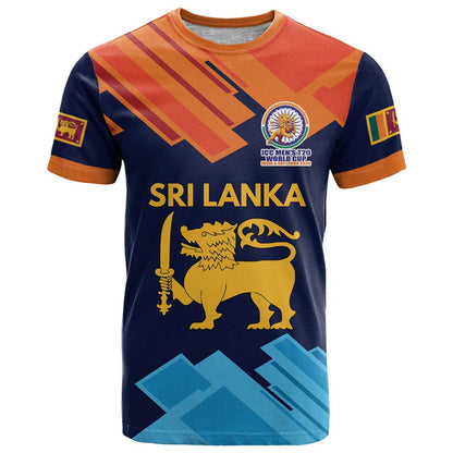 Custom Sri Lanka Cricket Spirit 2026 T-Shirt World T20 Edition Graphic Tee