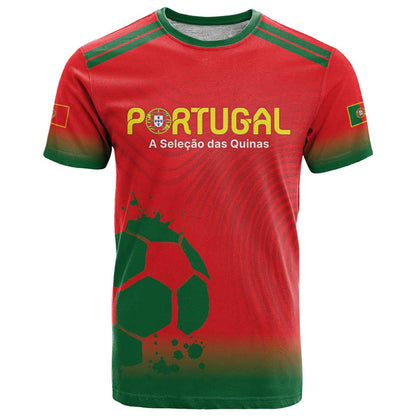 Custom Portugal Football T-Shirt Come On A Selecao das Quinas Graphic Tee