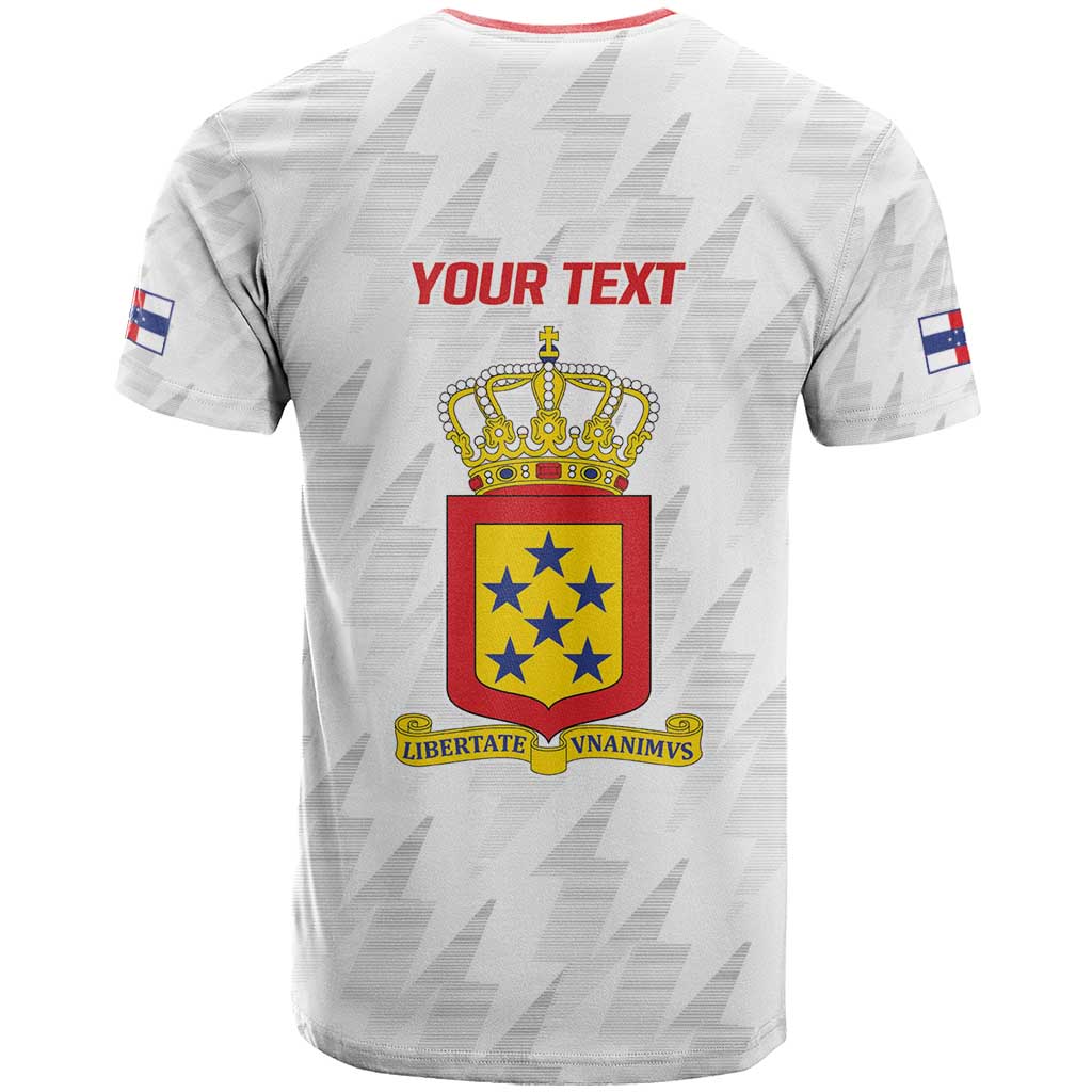 Personalized Nederlandse Antillen 1959-1986 T-Shirt Simple Flag Style Graphic Tee
