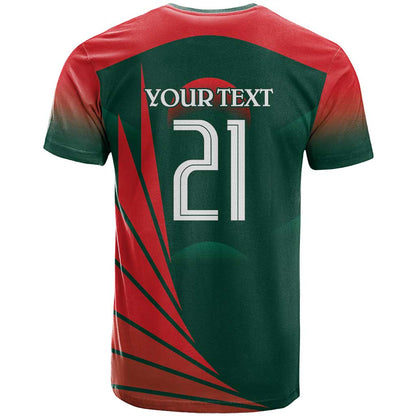 Bangladesh Cricket Custom T-Shirt The Tigers Mascot with Sporty Style Graphic Tee