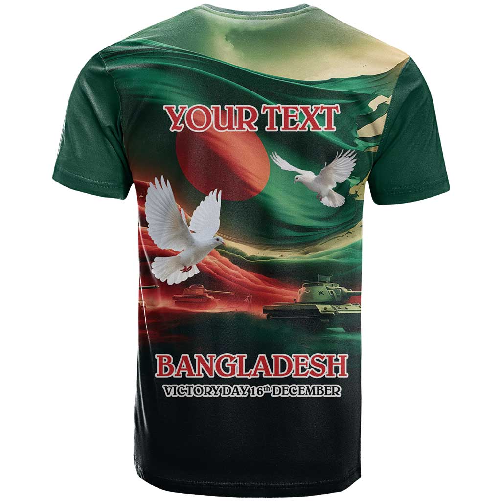 Bangladesh Victory Day Personalized T-Shirt Since 1971 with Flag Art Graphic Tee